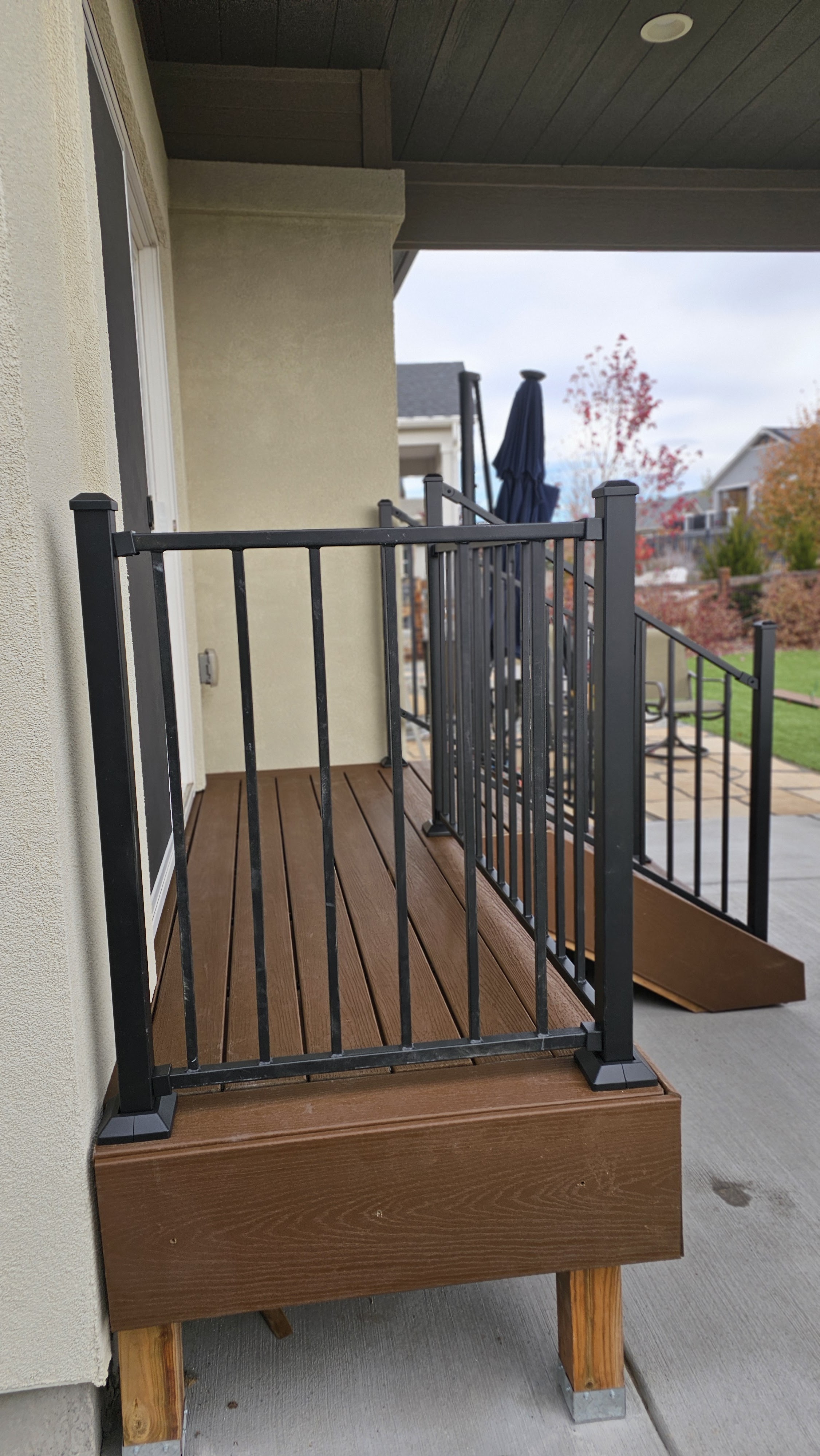 Custom deck built by Big Blu's in Colorado Springs — project 1